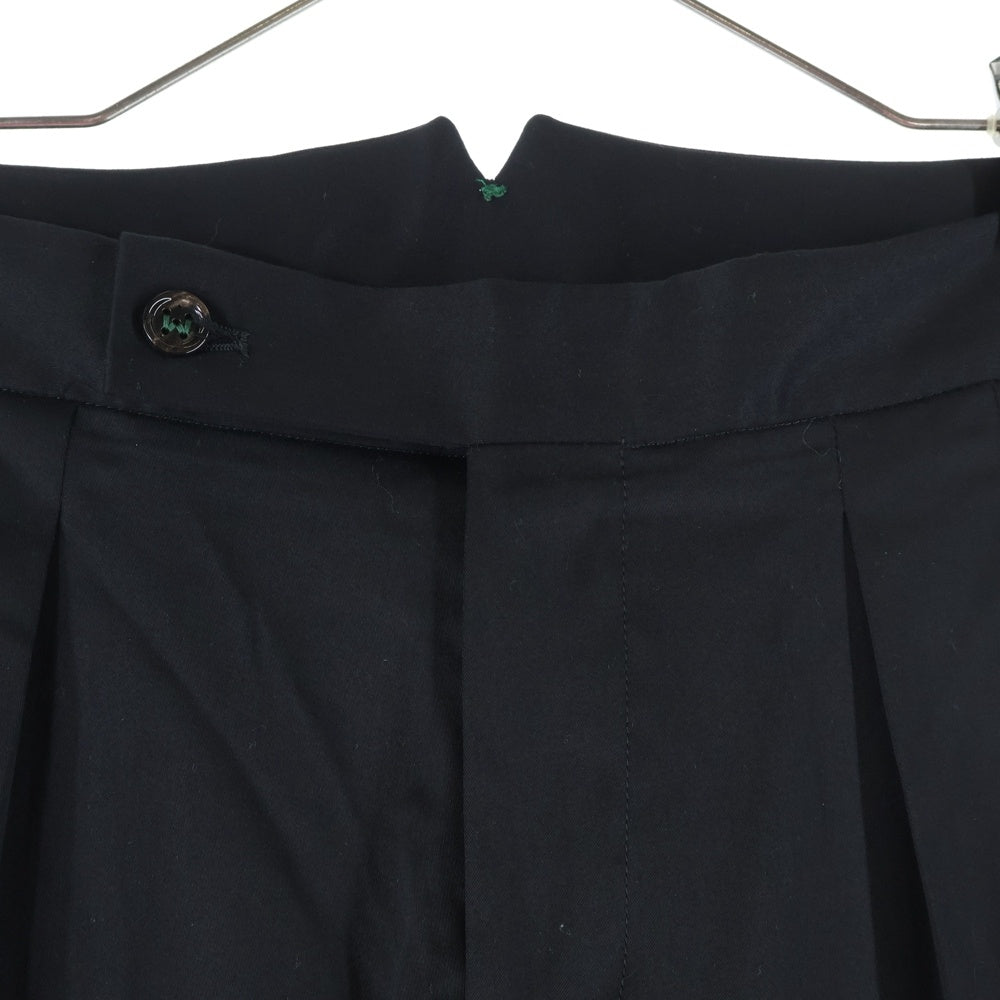 jun hashimoto(ジュンハシモト) ×BERWICH STRETCH PANTS ベルウィッチ ストレッチタックパンツ ブラック 1072412001