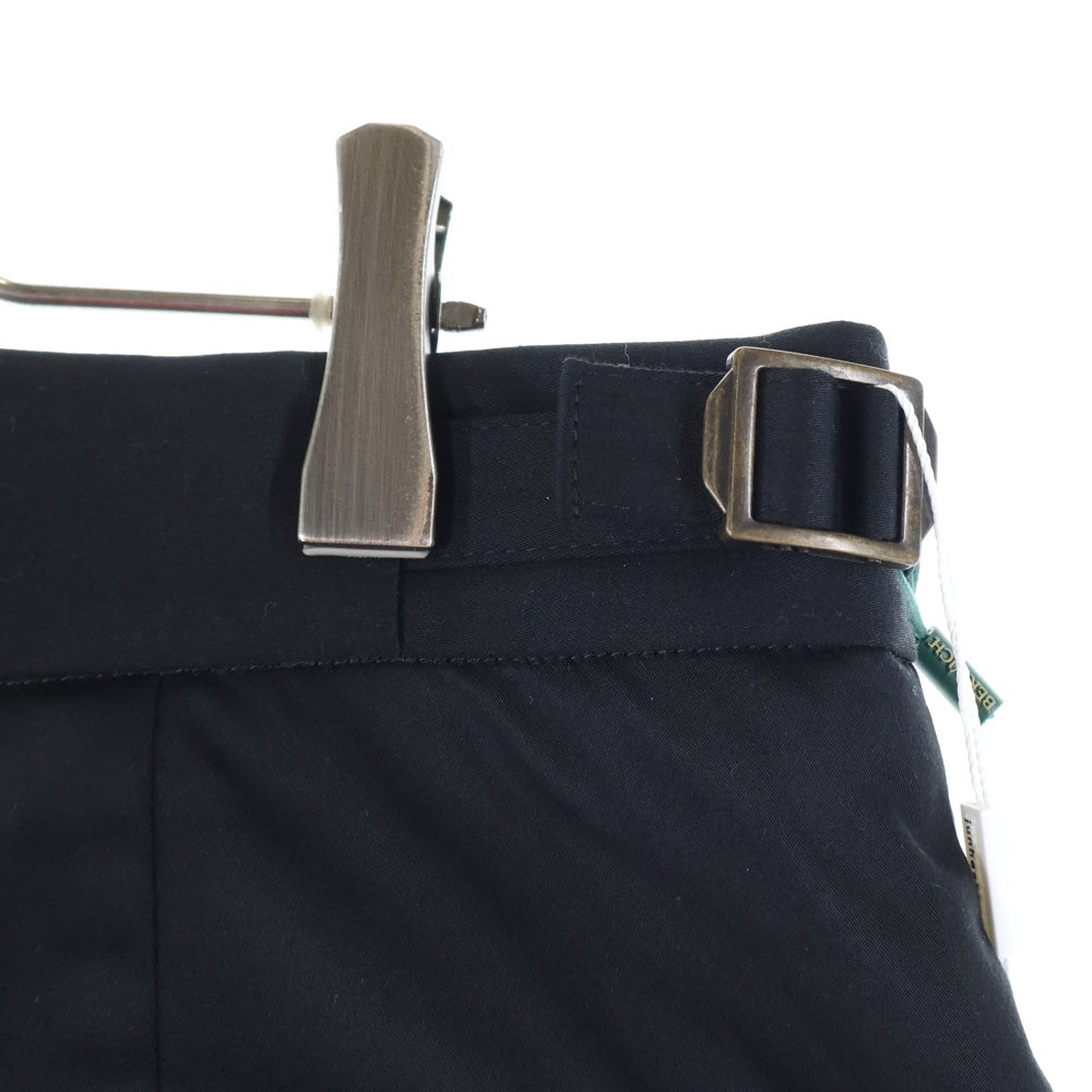 jun hashimoto(ジュンハシモト) ×BERWICH STRETCH PANTS ベルウィッチ ストレッチタックパンツ ブラック 1072412001