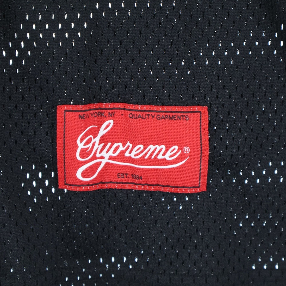 SUPREME(シュプリーム) 25SS Bandana Football Jersey バンダナ フットボール ジャージ メッシュ 半袖Tシャツ ブラック
