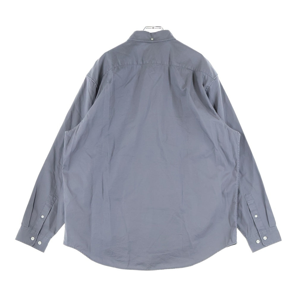 SUPREME(シュプリーム) 22AW Small Box Shirt スモールボックスロゴ ボタンダウン 長袖 ロングスリーブシャツ グレー