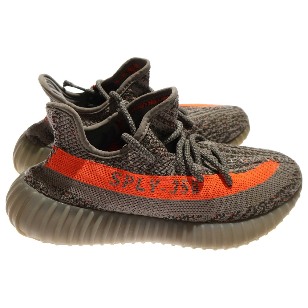 adidas(アディダス) YEEZY BOOST 350 V2 BELUGA REFLECTIVE イージーブースト350V2 ベルーガ リフレクティブ ローカットスニーカー グレー/オレンジ US13/31cm GW1229 レディース