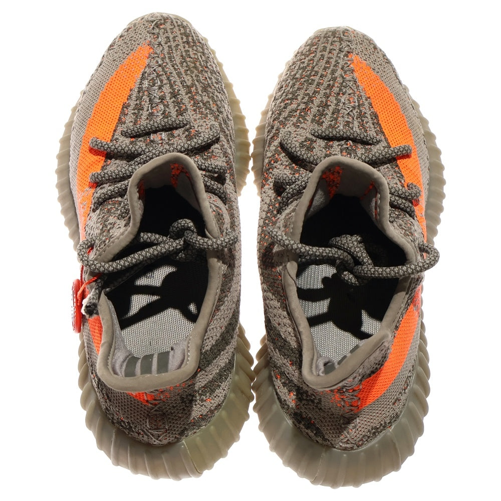 adidas(アディダス) YEEZY BOOST 350 V2 BELUGA REFLECTIVE イージーブースト350V2 ベルーガ リフレクティブ ローカットスニーカー グレー/オレンジ US13/31cm GW1229 レディース
