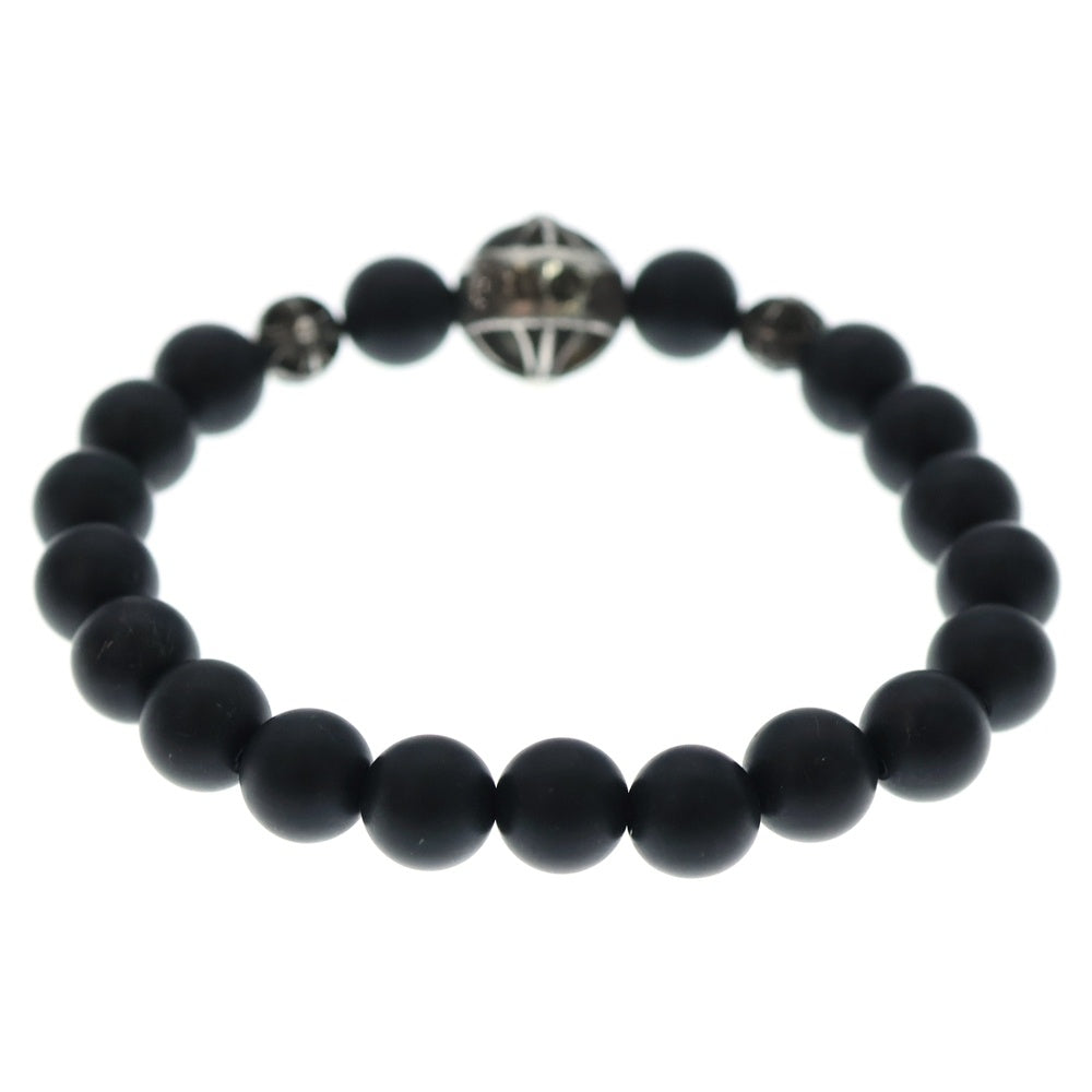 CHROME HEARTS(クロムハーツ) 8mm BEAD 8mmビーズブレス 8mmオニキスビーズブレスレット