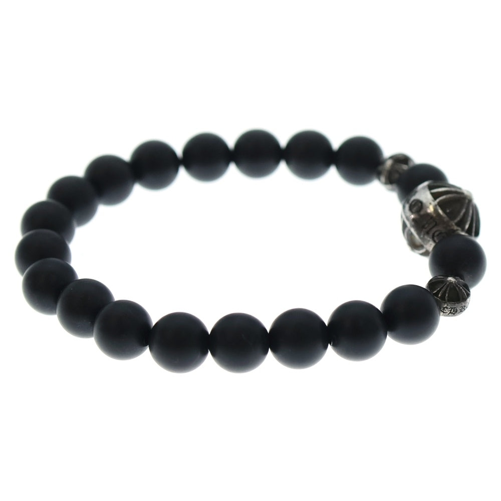 CHROME HEARTS(クロムハーツ) 8mm BEAD 8mmビーズブレス 8mmオニキスビーズブレスレット