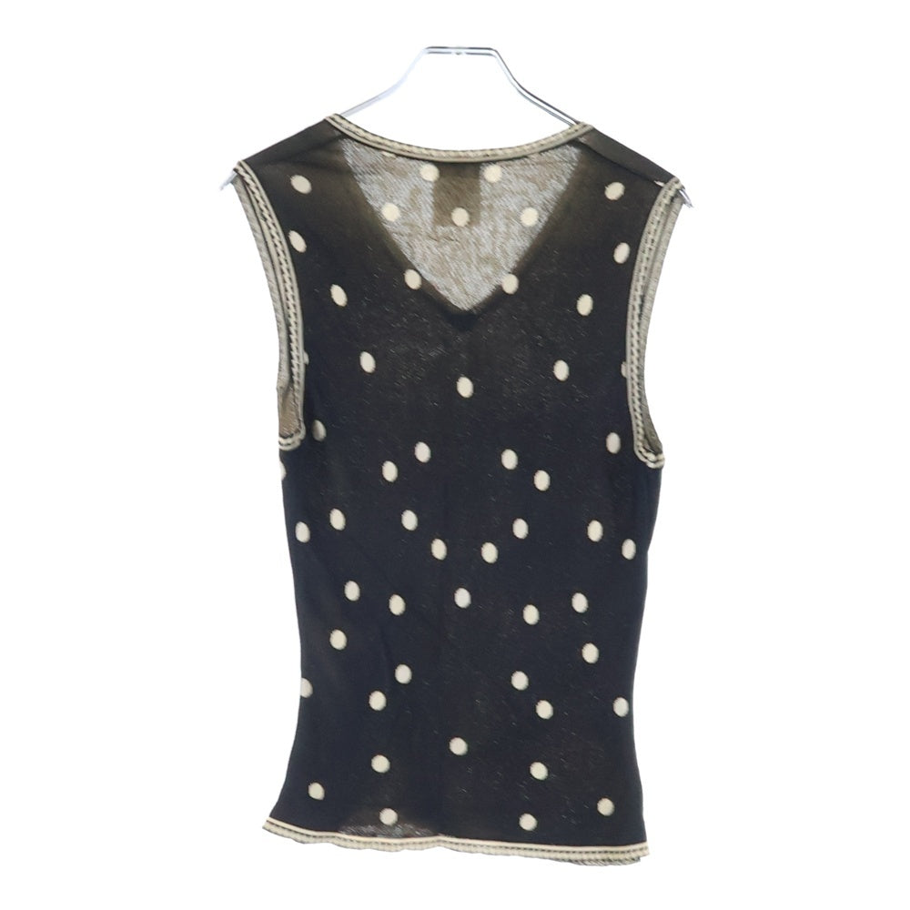 CHANEL(シャネル) フローラル柄 ニットベスト P19106 ブラック レディース