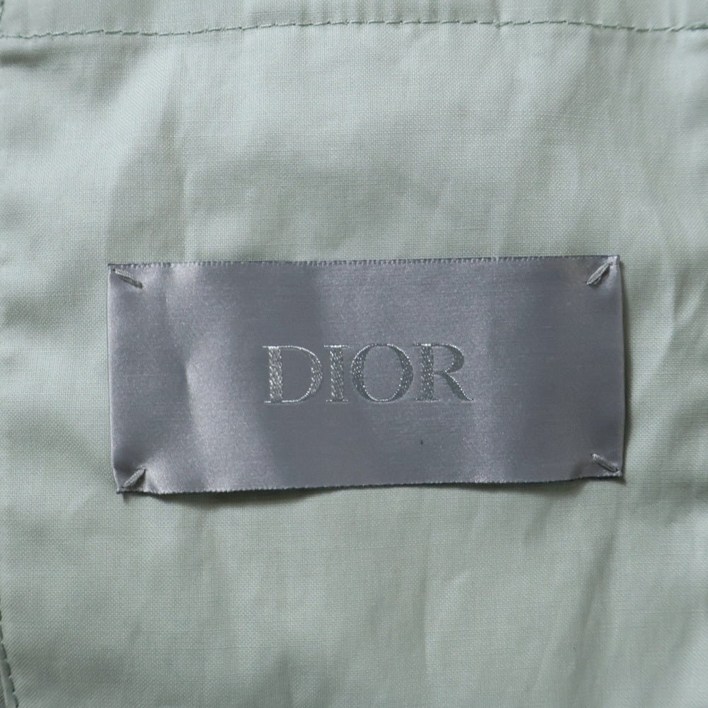 DIOR(ディオール) メタルロゴ ジップアップ フーディジャケット 393C401A5828 グリーン