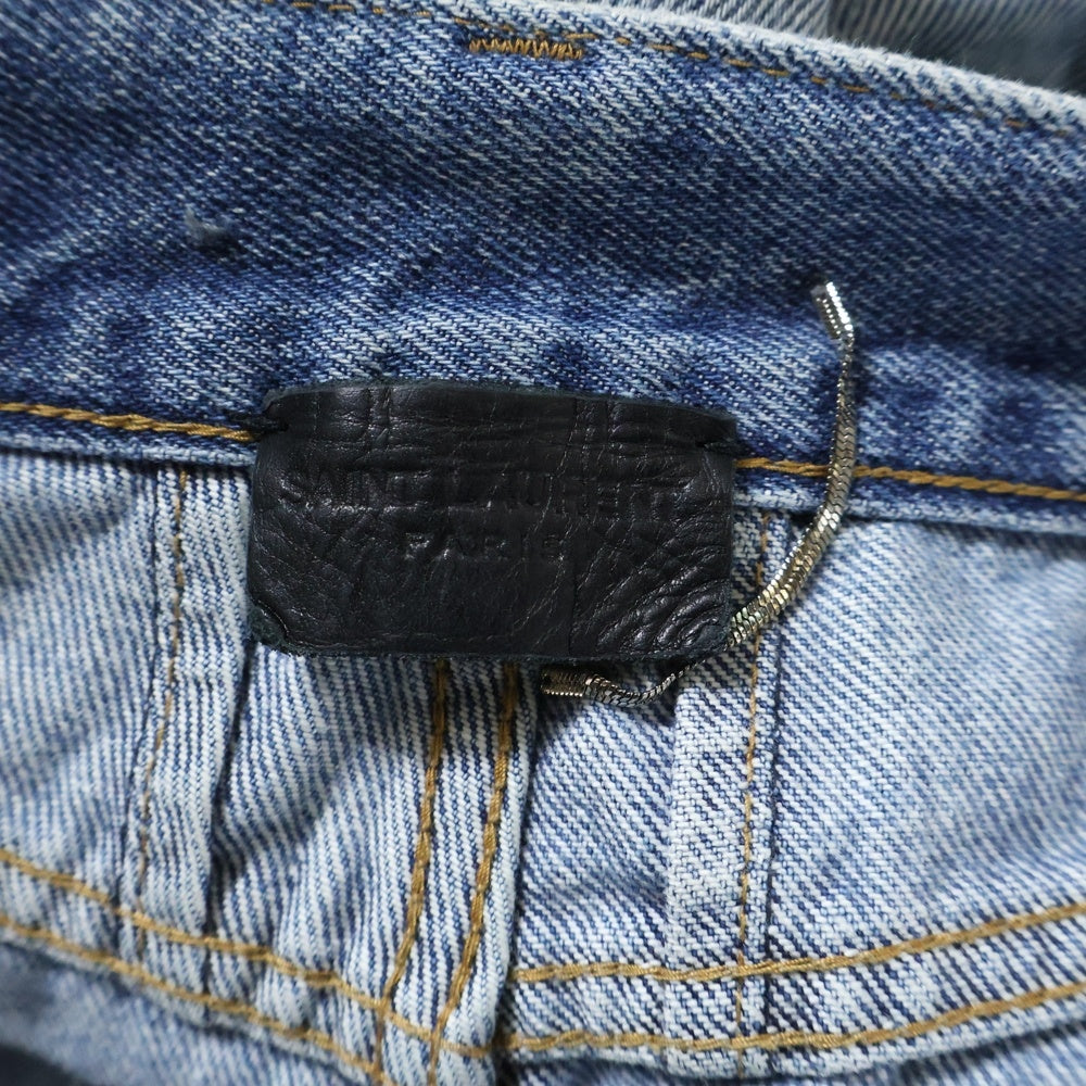 SAINT LAURENT PARIS(サンローランパリ) 15SS エディ期 クラッシュ スキニーデニム デニムパンツ