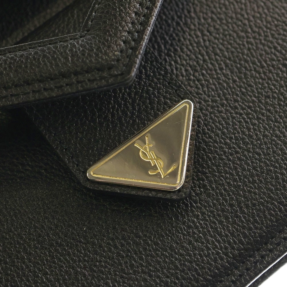 YVES SAINT LAURENT(イヴサンローラン) Clutch Back ロゴプレート クラッチバッグ ブラック