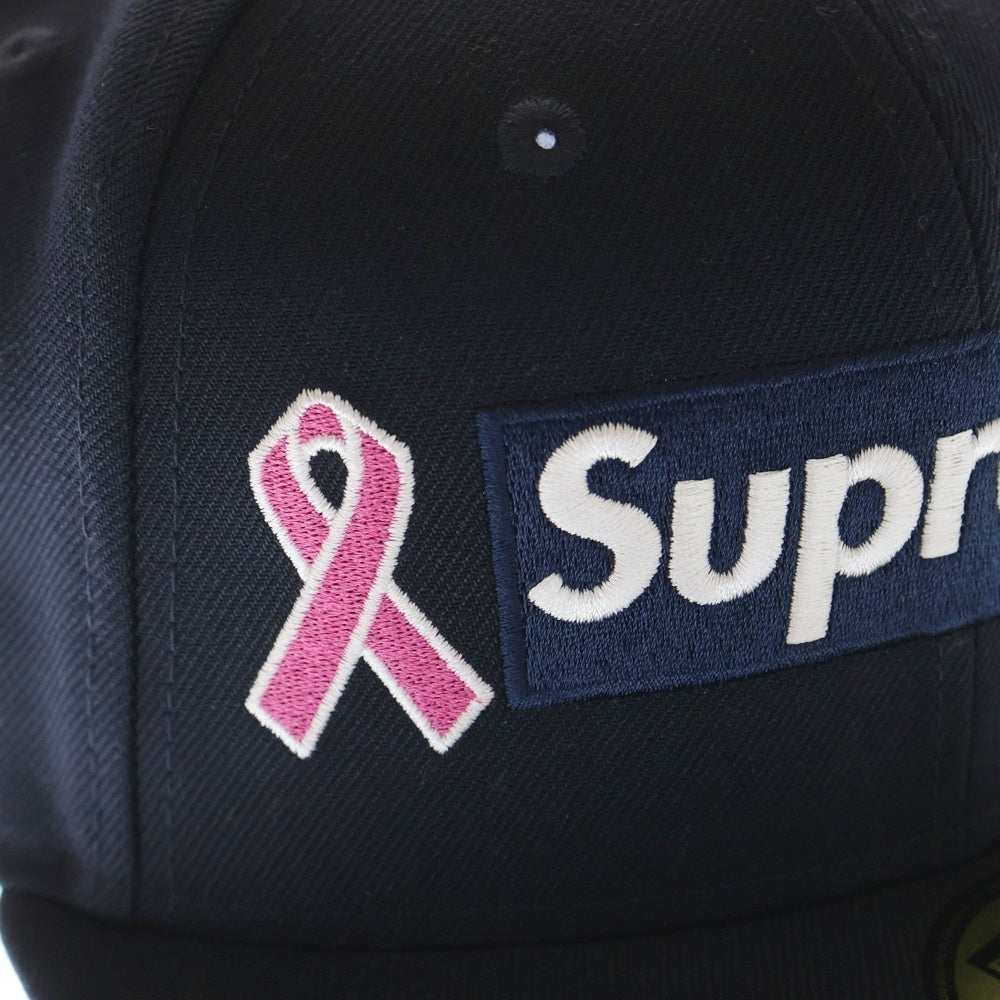 SUPREME(シュプリーム) 25AW Breast Cancer Awareness Box Logo New Era ボックスロゴベースボールキャップ帽子 ネイビー