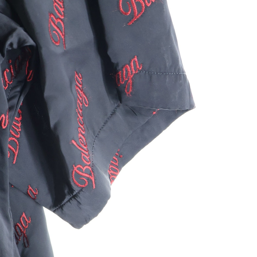 BALENCIAGA(バレンシアガ) ロゴ総柄レーヨン 半袖シャツ 658841 TKD5