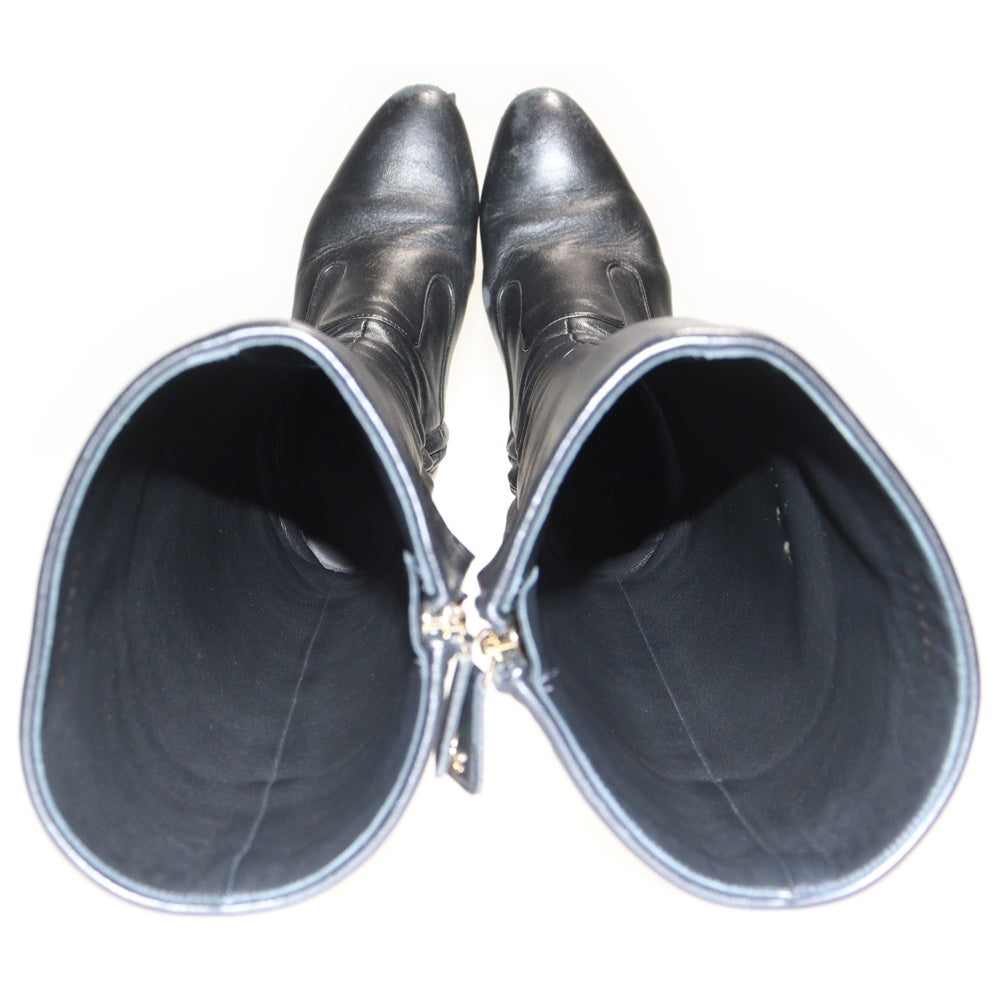 お値下げ！CHANEL シャネルマトラッセ サイドジップブーツ 2021年秋冬 CHANEL シャネル ブーツ マトラッセ ココマーク ニット