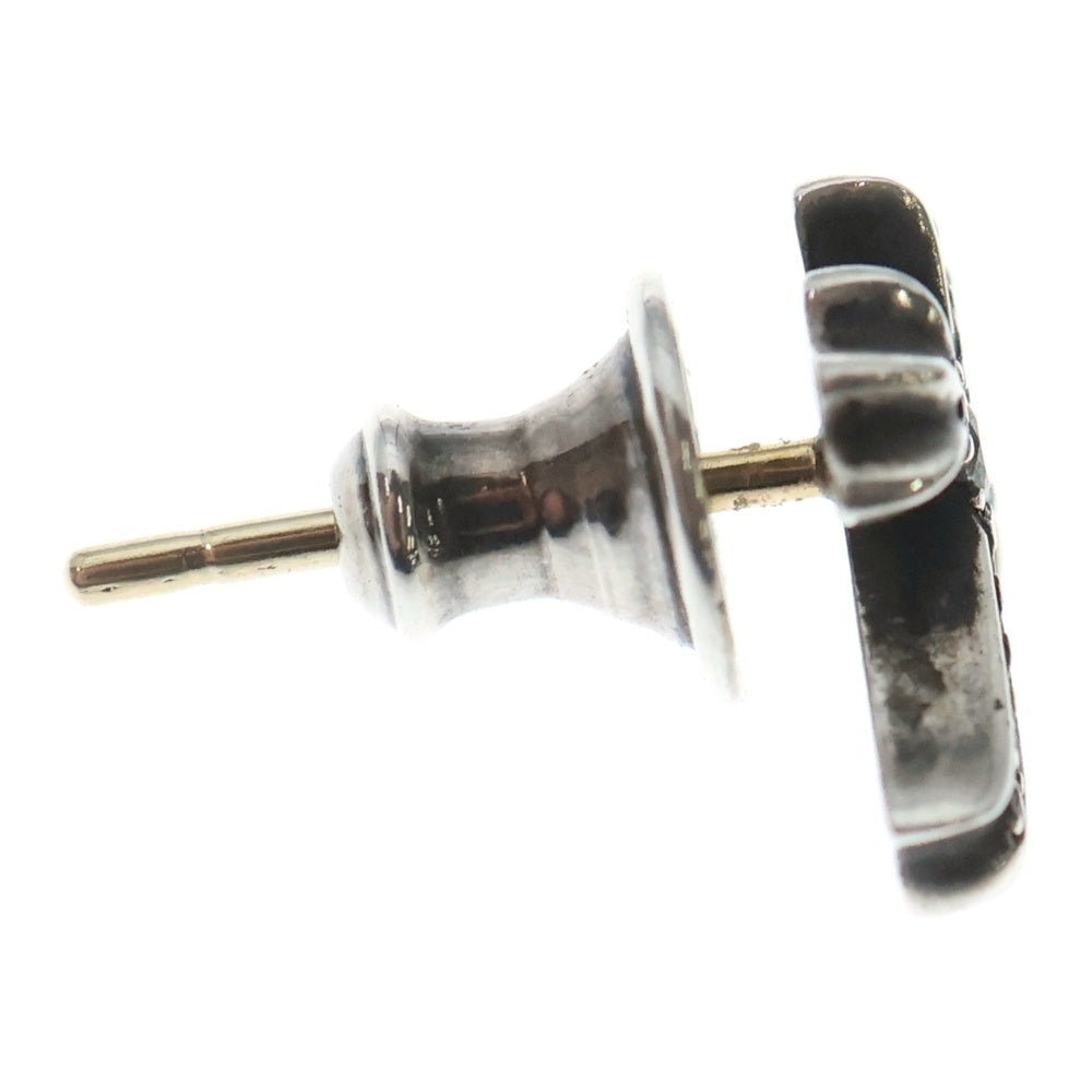 CHROME HEARTS(クロムハーツ) CH CRS 2 FAT P /DIA CHクロスファットスタッドピアス PAVEダイヤ シルバー