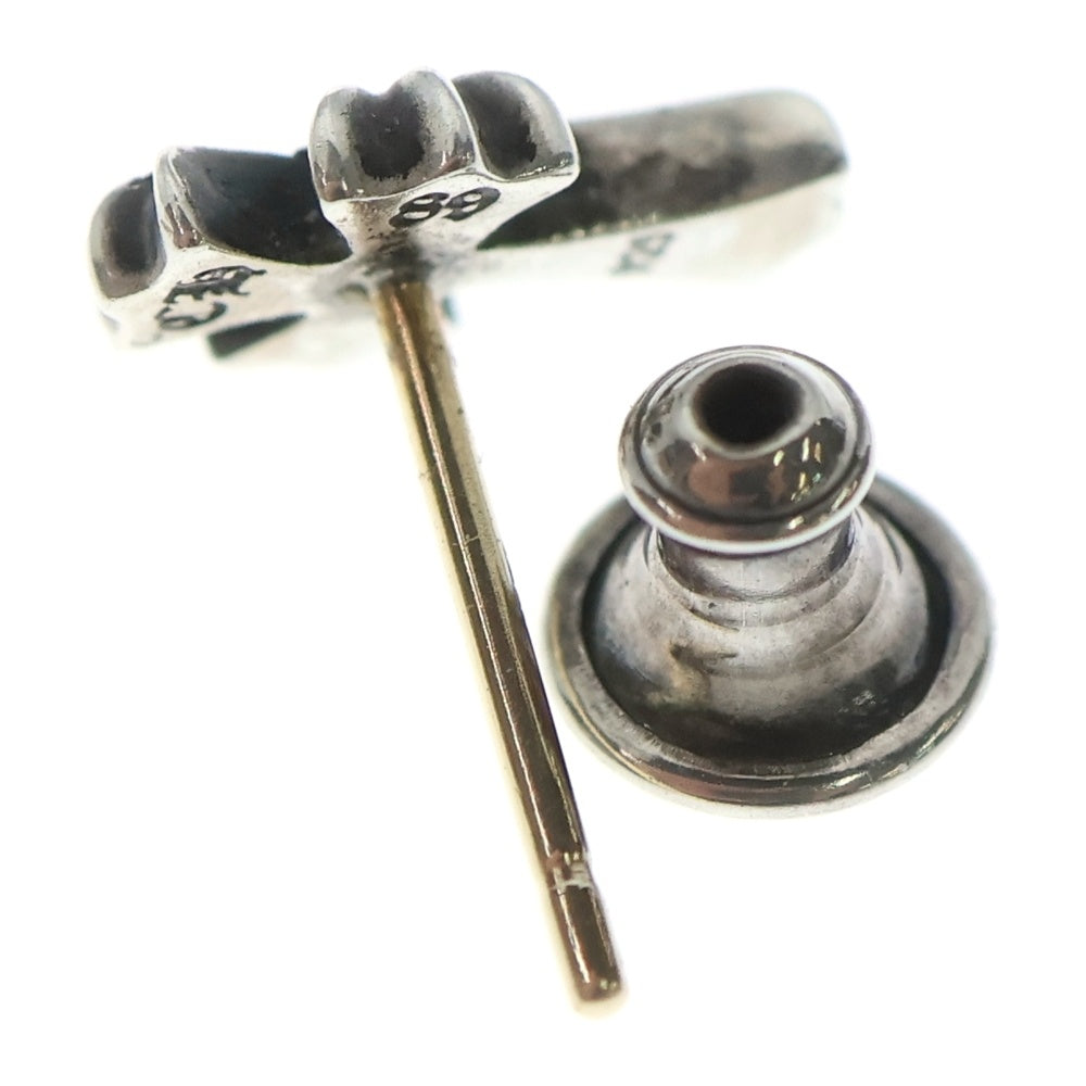CHROME HEARTS(クロムハーツ) CH CRS 2 FAT P /DIA CHクロスファットスタッドピアス PAVEダイヤ シルバー