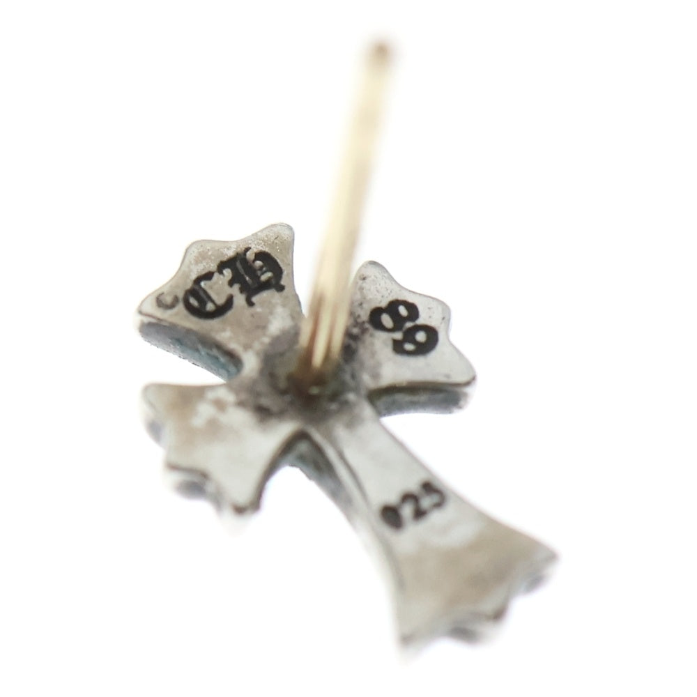 CHROME HEARTS(クロムハーツ) CH CRS 2 FAT P /DIA CHクロスファットスタッドピアス PAVEダイヤ シルバー