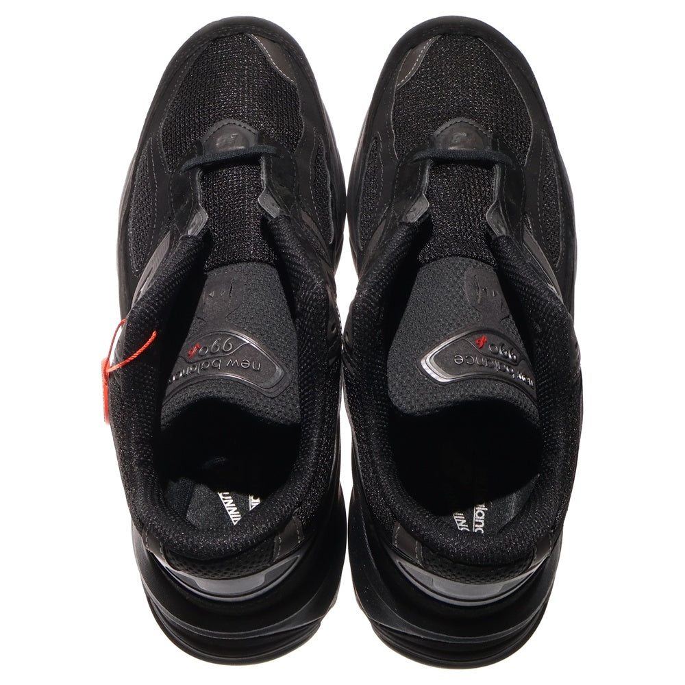 New Balance(ニューバランス) U990BB6 TRIPLE BLACK スエードメッシュローカットスニーカー ブラック US11/29cm