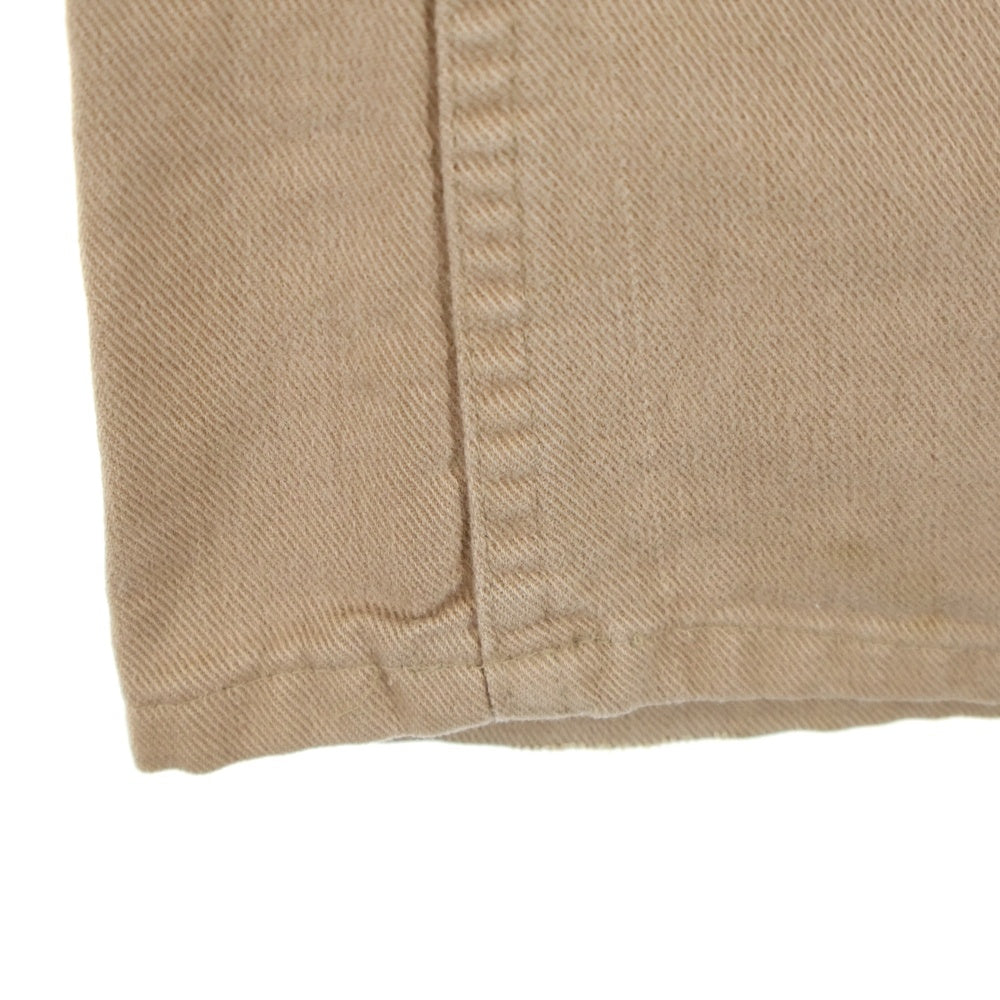 【70s】USA製 Tobias 42タロン 起毛ベルボトム フレアパンツ 茶 Levi's(リーバイス) 70s ボタン裏41 42TALON カツラギ ビックベル
