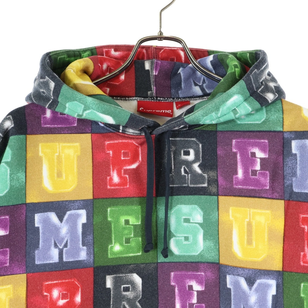 SUPREME(シュプリーム) 20AW Blocks Hooded Sweatshirt ブロックス フーデッド プルオーバーパーカー マルチ