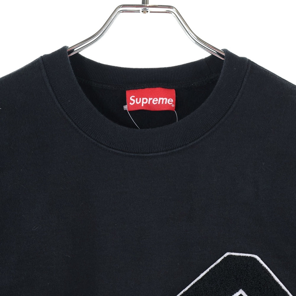 SUPREME(シュプリーム) 20AW Big Arc Crewneck Heather ビッグアークロゴ クルーネックスウェットトレーナー ブラック