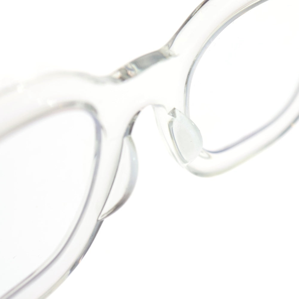 金子眼鏡(カネコガンキョウ) クリアフレーム ウェリントンサングラス 眼鏡 KA-78 クリア