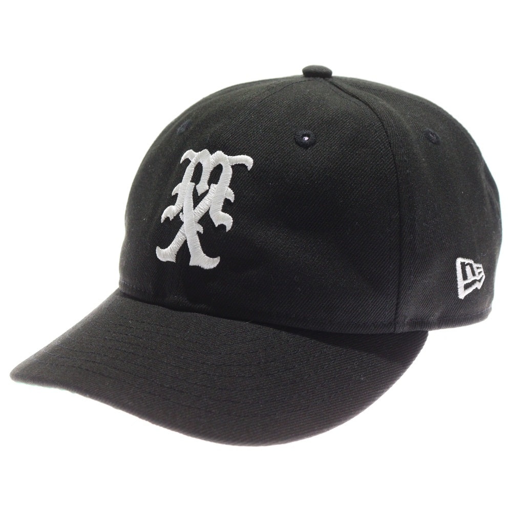 SAINT MICHAEL(セントマイケル) 24SS NE_CAP / MX ニューエラ ロゴ刺繍 ベースボールキャップ 帽子 ブラック MX SM-YS8-0000-C58
