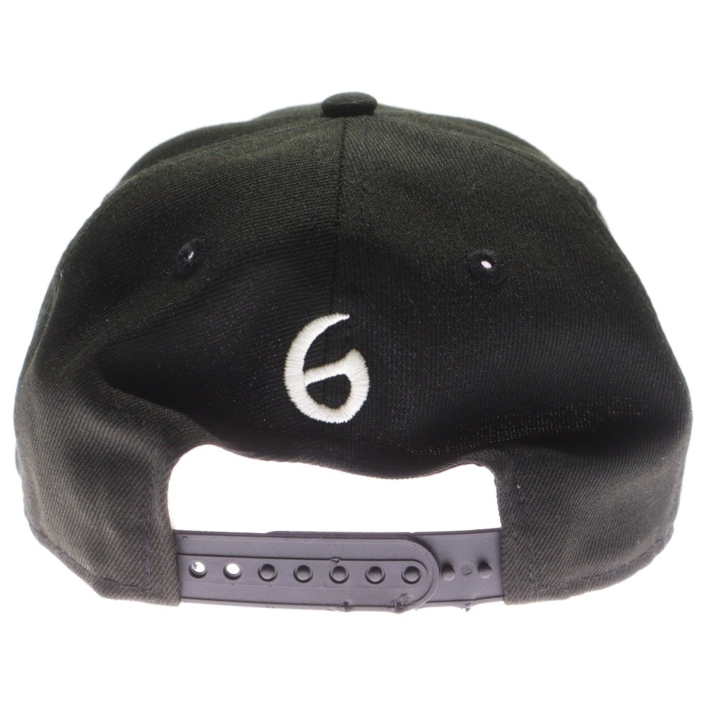 SAINT MICHAEL(セントマイケル) 24SS NE_CAP / MX ニューエラ ロゴ刺繍 ベースボールキャップ 帽子 ブラック MX SM-YS8-0000-C58