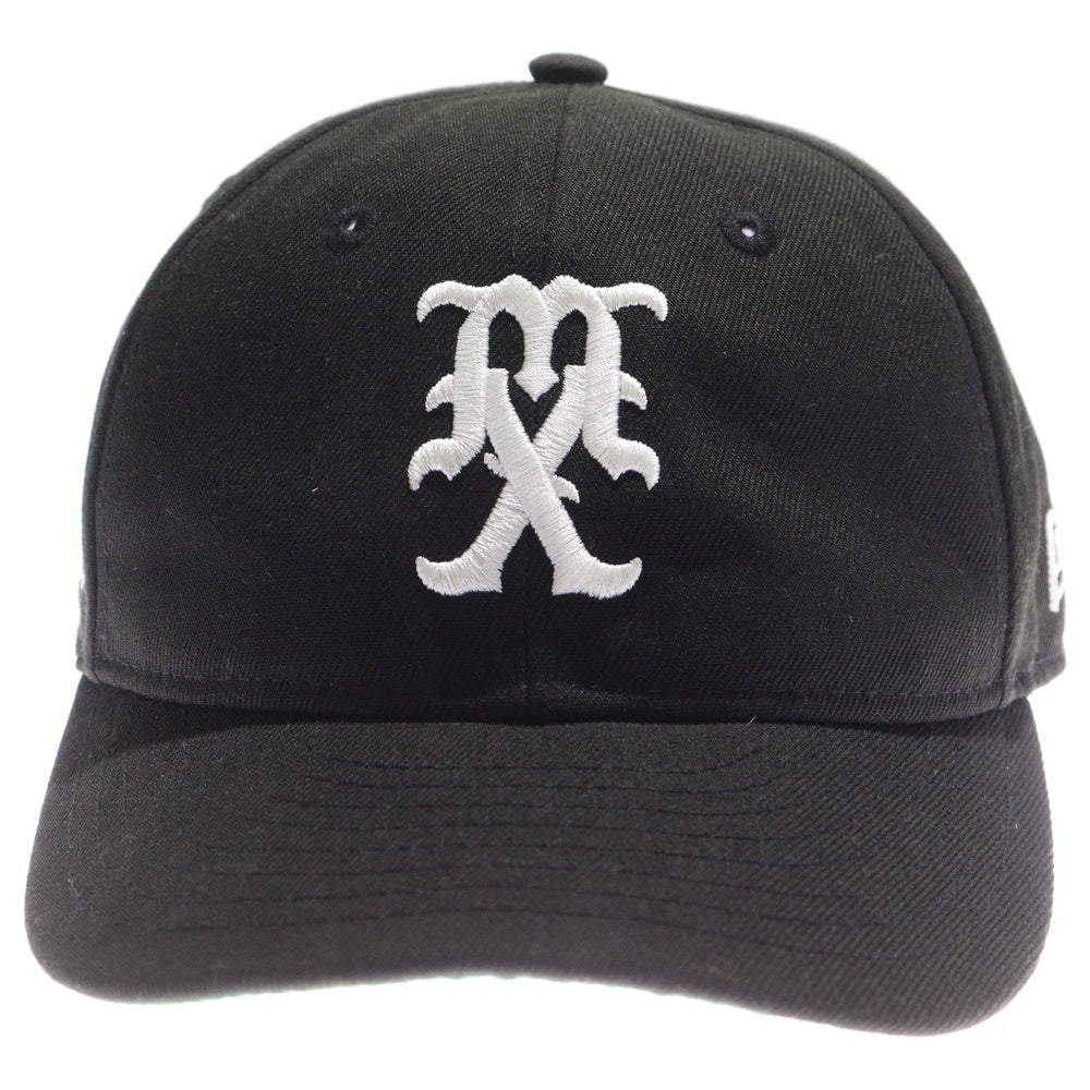 SAINT MICHAEL(セントマイケル) 24SS NE_CAP / MX ニューエラ ロゴ刺繍 ベースボールキャップ 帽子 ブラック MX SM-YS8-0000-C58