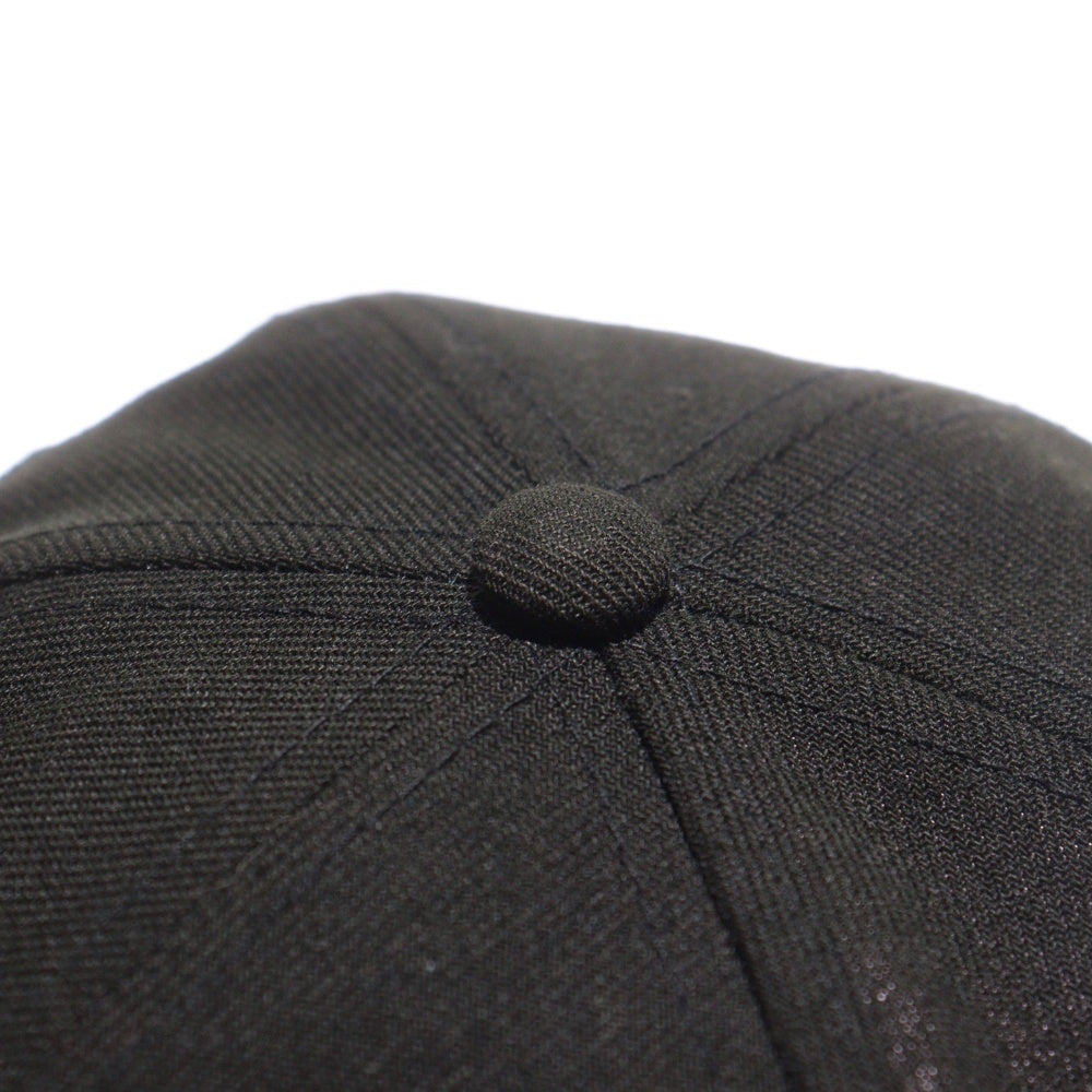 SAINT MICHAEL(セントマイケル) 24SS NE_CAP / MX ニューエラ ロゴ刺繍 ベースボールキャップ 帽子 ブラック MX SM-YS8-0000-C58