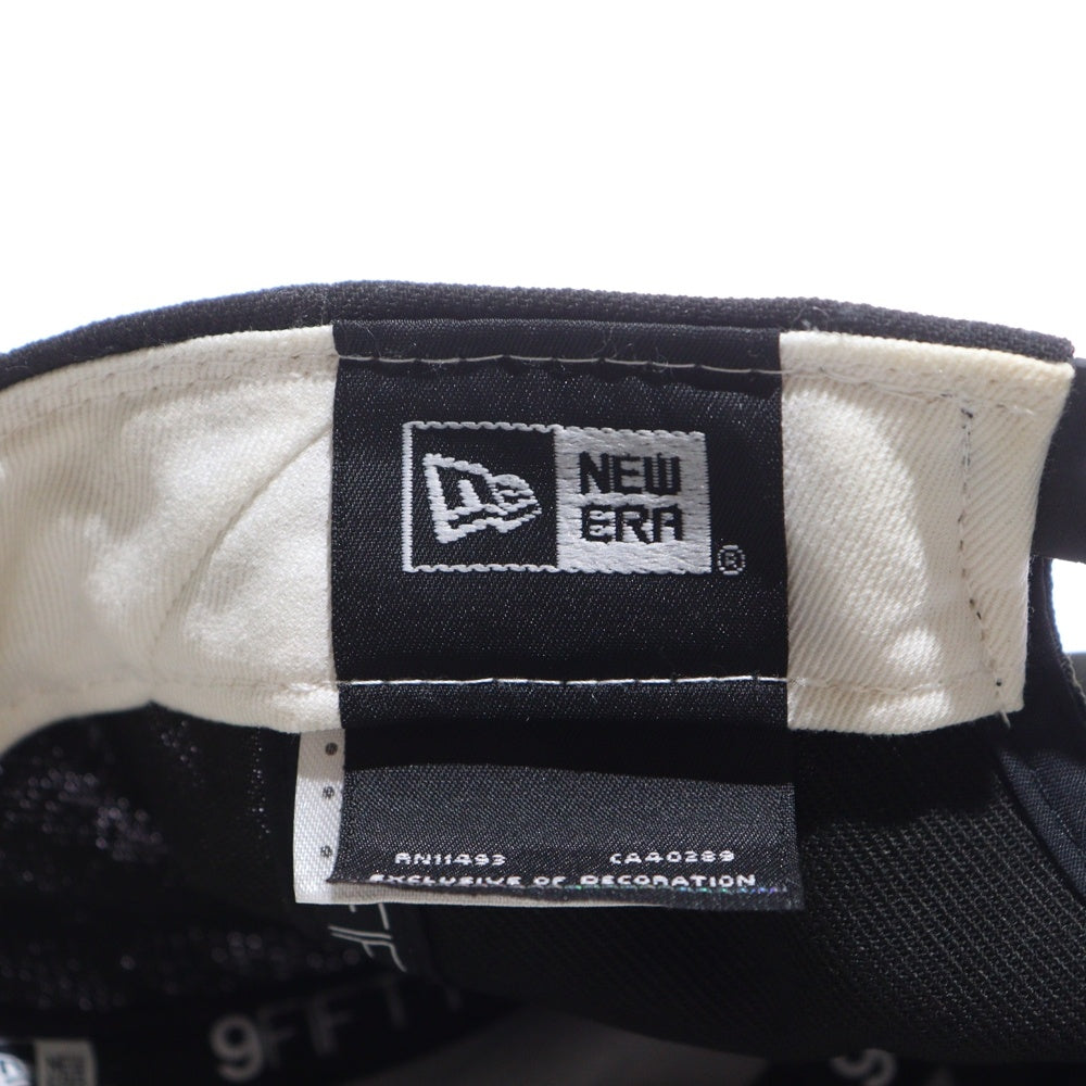 SAINT MICHAEL(セントマイケル) 24SS NE_CAP / MX ニューエラ ロゴ刺繍 ベースボールキャップ 帽子 ブラック MX SM-YS8-0000-C58