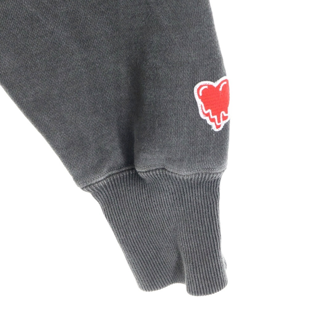 Emotionally Unavailable(エモーショナリー アンアヴェイラブル) × Coin Parking Delivery コインパーキングデリバリー フロントプリント フーディプルオーバーパーカー EU-YS1-0000-C03 ブラック