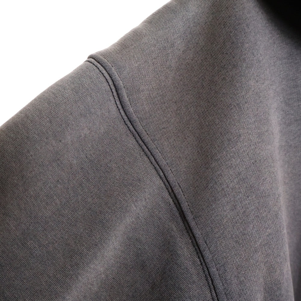 CHROME HEARTS(クロムハーツ) Old Malibu Limited CH Plus Hooded Horseshoe Zip Up Hoodie マリブ限定 オールド サーマル ジップアップフーディプルオーバーパーカー ブラック