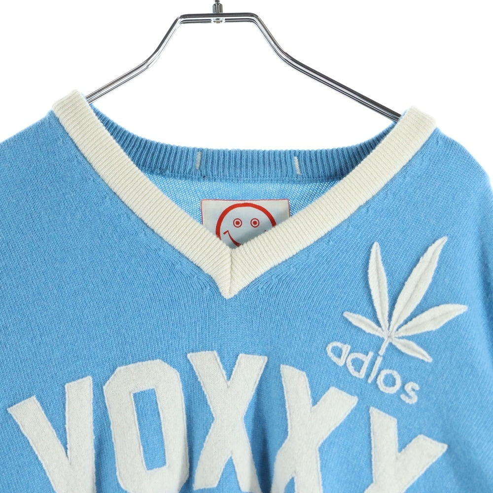 A Love Movement(ア ラブ ムーブメント) VOXXX Vネック カシミア ニットセーター ライトブルー