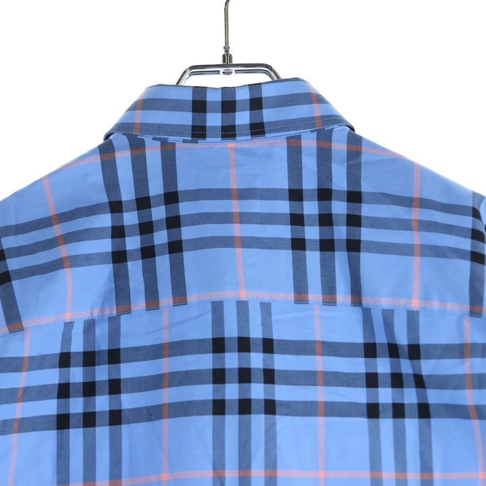 BURBERRY(バーバリー) Cotton Check Pattern Shirt チェック柄 ロング