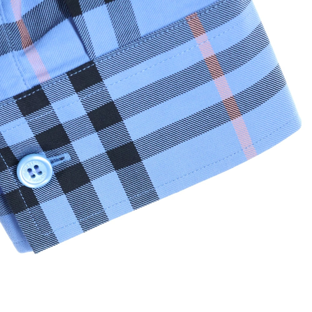BURBERRY(バーバリー) Cotton Check Pattern Shirt チェック柄 ロング