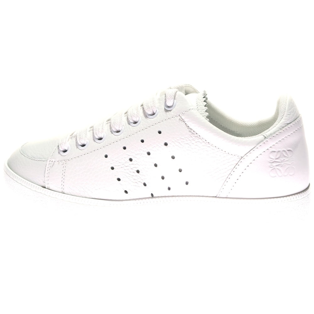 LOEWE(ロエベ) アナグラム レザー ローカットスニーカー 592403 ホワイト レディース