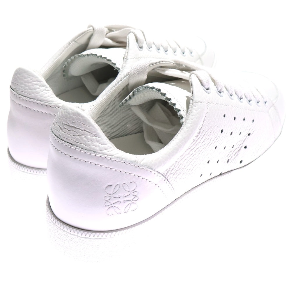 LOEWE(ロエベ) アナグラム レザー ローカットスニーカー 592403 ホワイト レディース