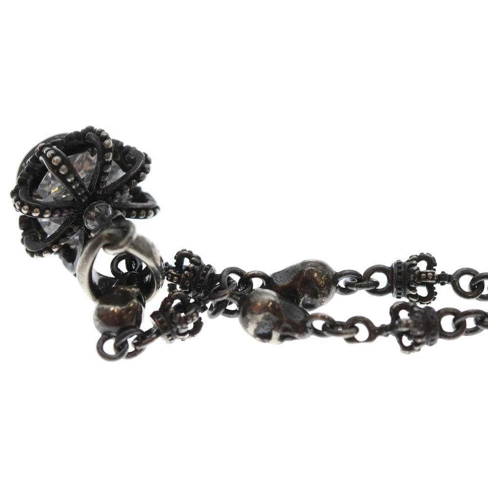 Justin Davis(ジャスティンデイヴィス) クラウングローリー ペンダント クラウン スカル チェーンネックレス シルバー