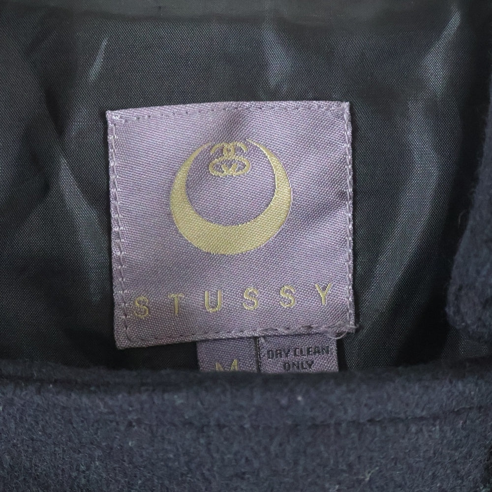 STUSSY(ステューシー) 90s オールドステューシー ウールコート ブラック