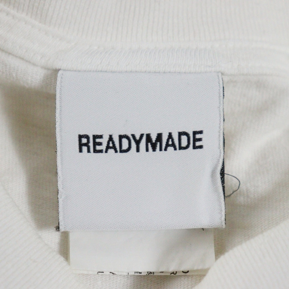READY MADE(レディメイド) 24SS RE-CO-WH-00-00-275 ハートロゴプリントTシャツ ホワイト