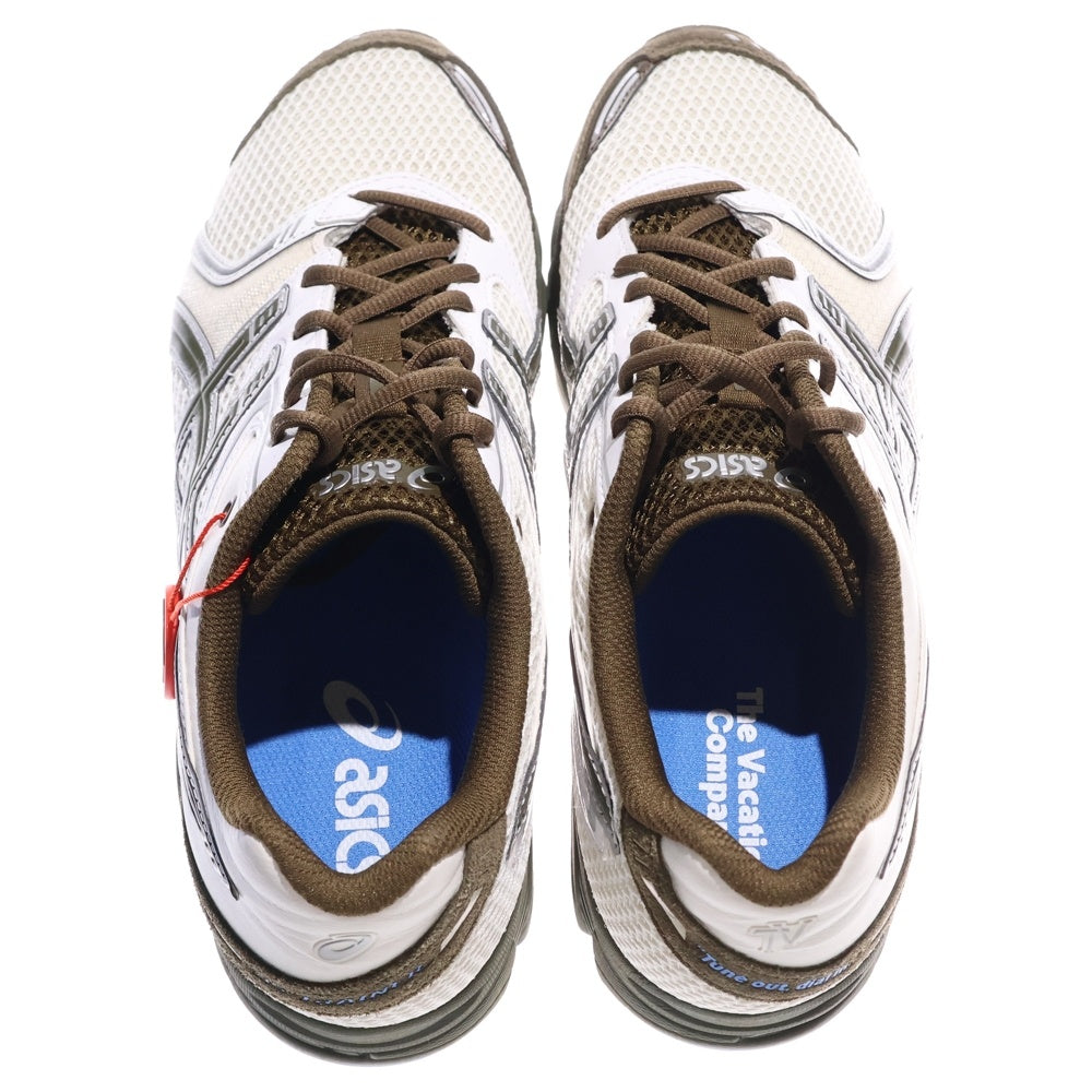 ASICS(アシックス) ×Temptation Vacation Gel-DS Trainer 14 テンプテーションバケーション ゲルDS トレーナー14 ローカットスニーカー アイボリー/オリーブ 1203A810-101