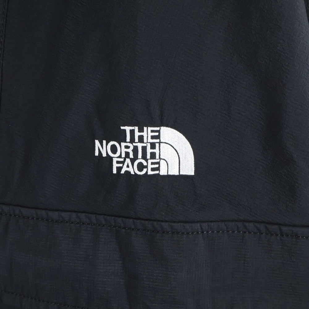 THE NORTH FACE(ザノースフェイス) WINDJAMMER ロゴ刺繍 ウィンドジャマージャケット ブラック NP12036