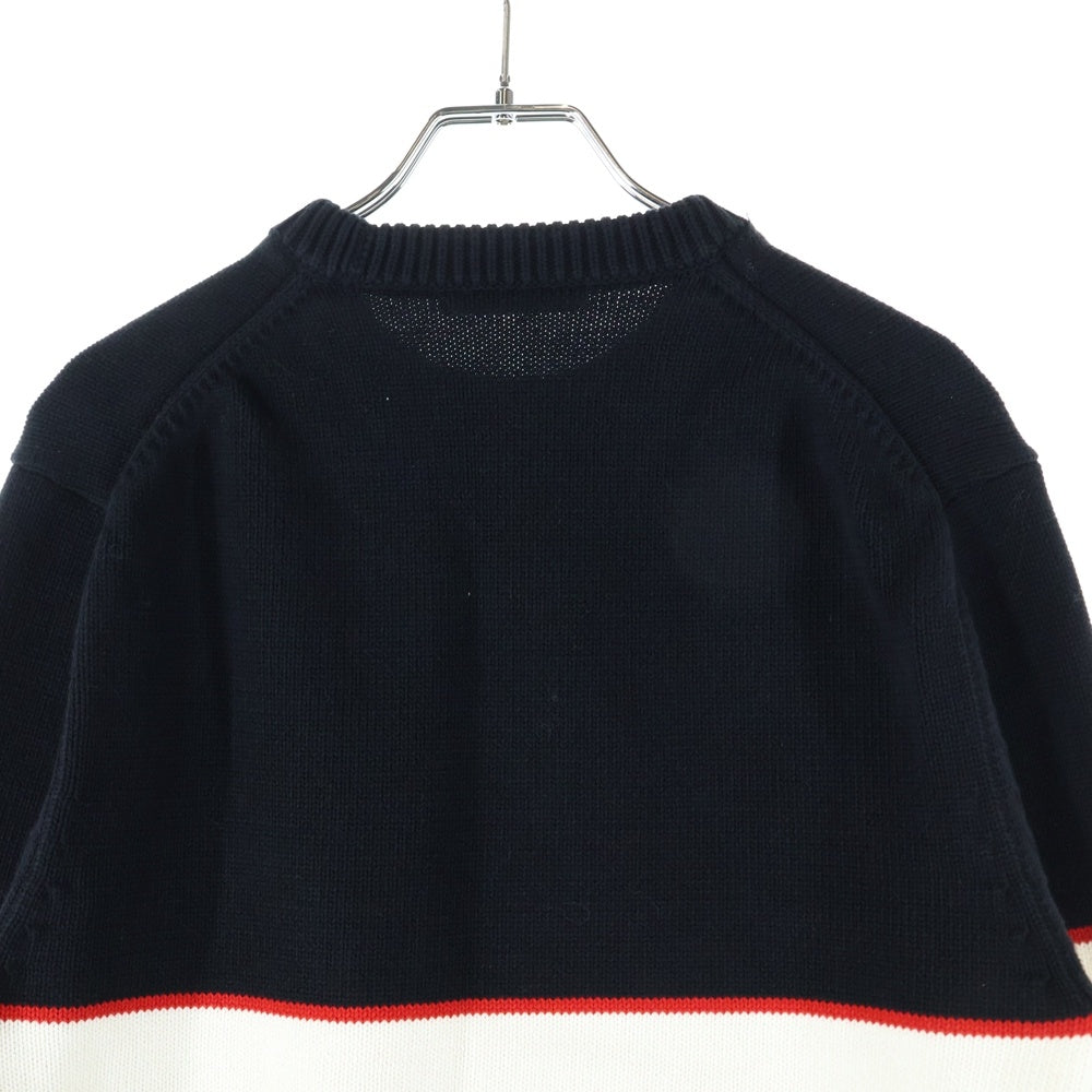 GIVENCHY(ジバンシィ) サイドライン ロゴニット セーター ブラック BM900G400M