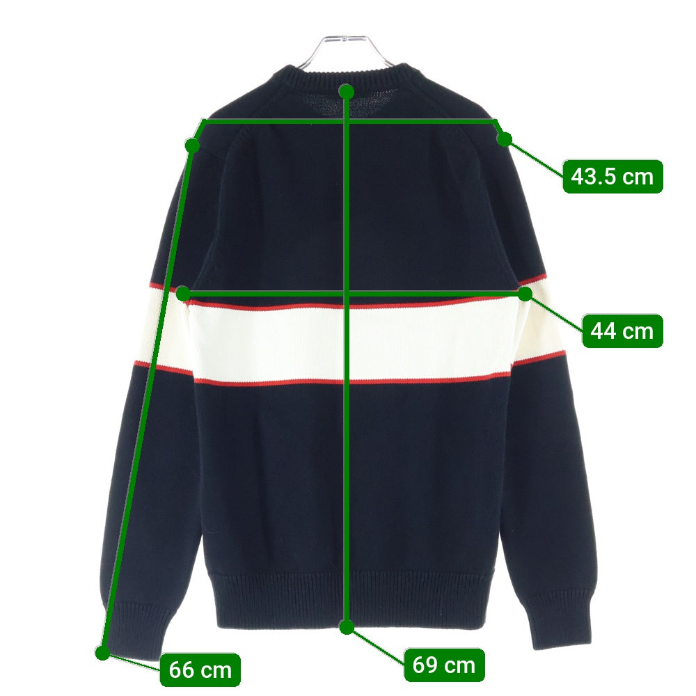 GIVENCHY(ジバンシィ) サイドライン ロゴニット セーター ブラック BM900G400M