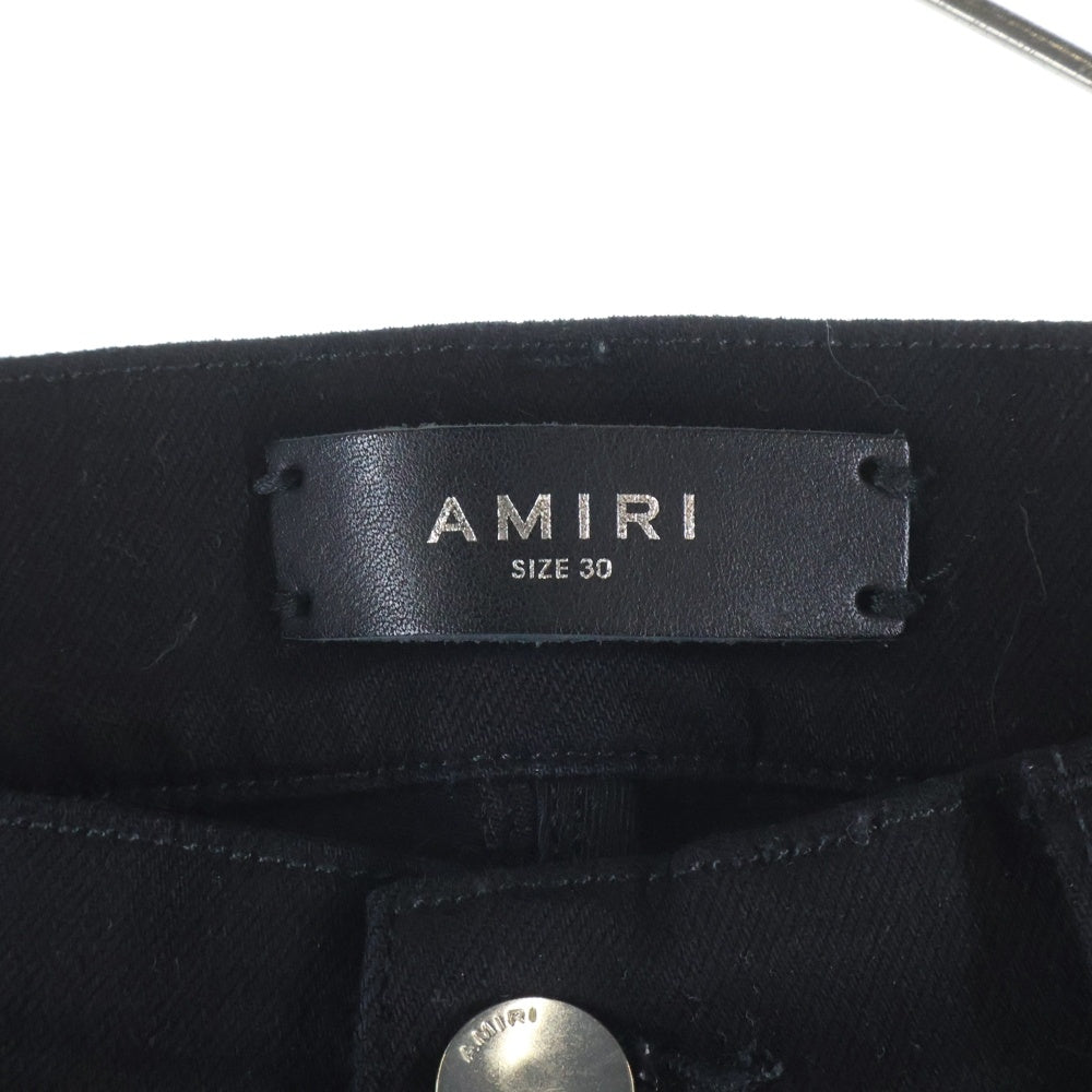 AMIRI(アミリ) STACK JEAN ダメージ加工 デニムスキニーパンツ ブラック SR1PXMD002SAMDSI