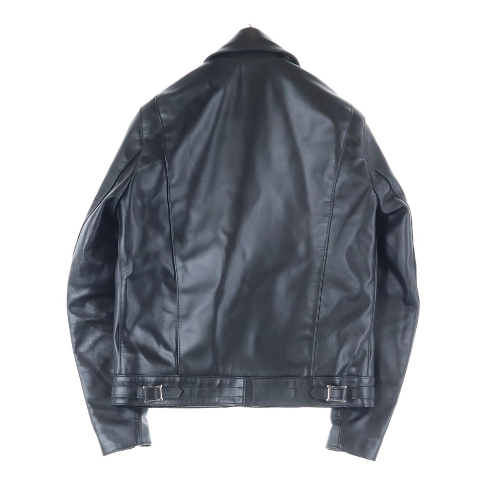 Lewis Leathers(ルイスレザー) CYCLONE Regular FIT サイクロン レギュラーフィット ホースハイド ダブルライダース レザージャケット ブラック/ギンガムチェック