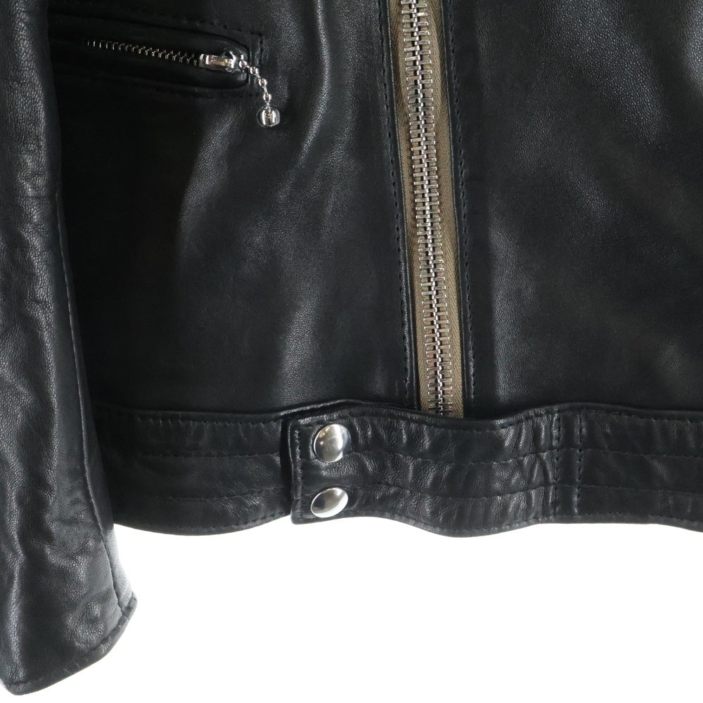 Lewis Leathers(ルイスレザー) 441T CYCLONE TIGHT FIT サイクロン タイトフィット シープスキン ダブルライダース レザージャケット ブラック