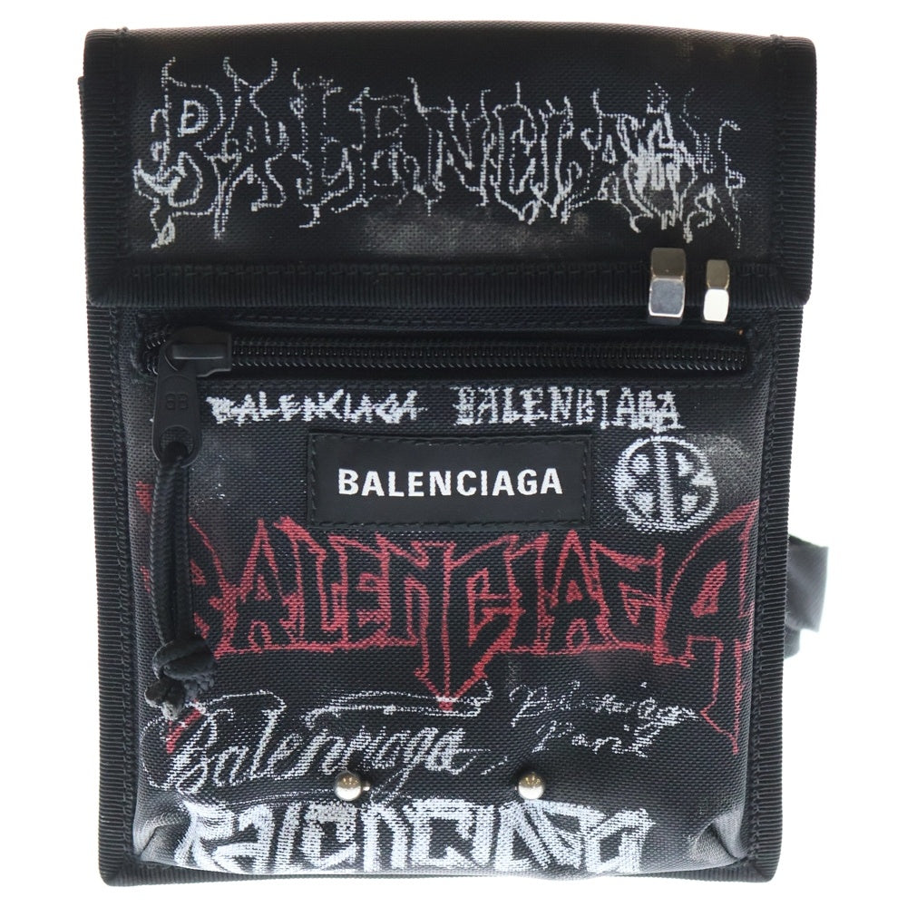 BALENCIAGA(バレンシアガ) EXPLORER グラフィック ショルダーバッグ 6559822AAX61000 ブラック