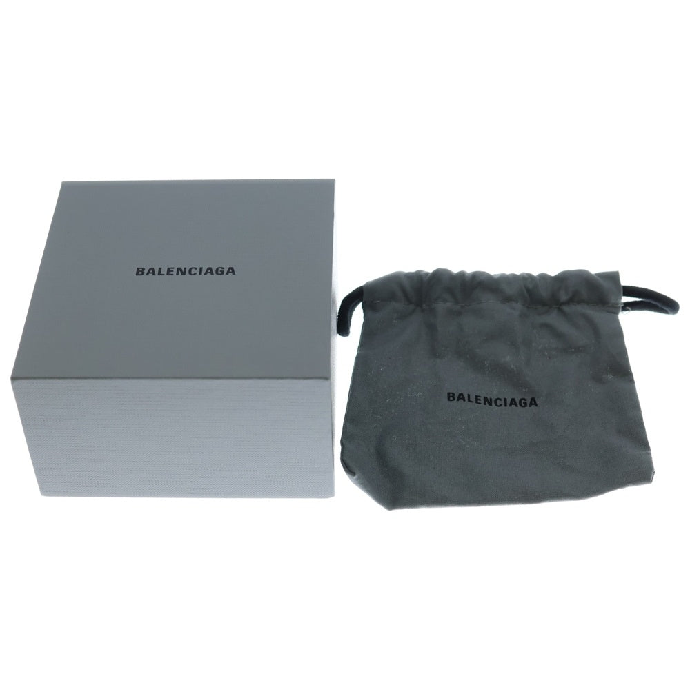 BALENCIAGA(バレンシアガ) Typo Metal アンティークシルバーネックレス シルバー ステンレス
