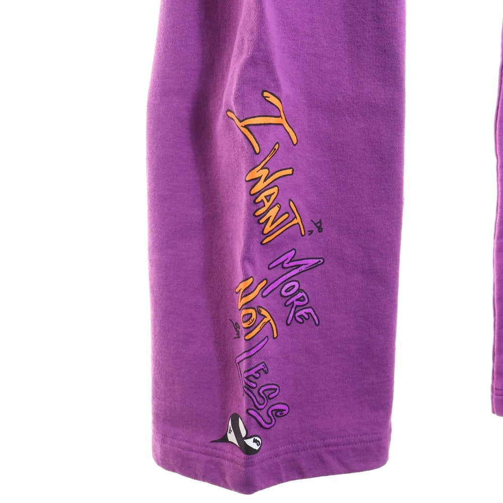 CHROME HEARTS(クロムハーツ) ×MATTY BOY I WANT MORE NOT LESS AN THAT'S THAT SWTPANTS マッティボーイ プリントスウェットパンツ パープル