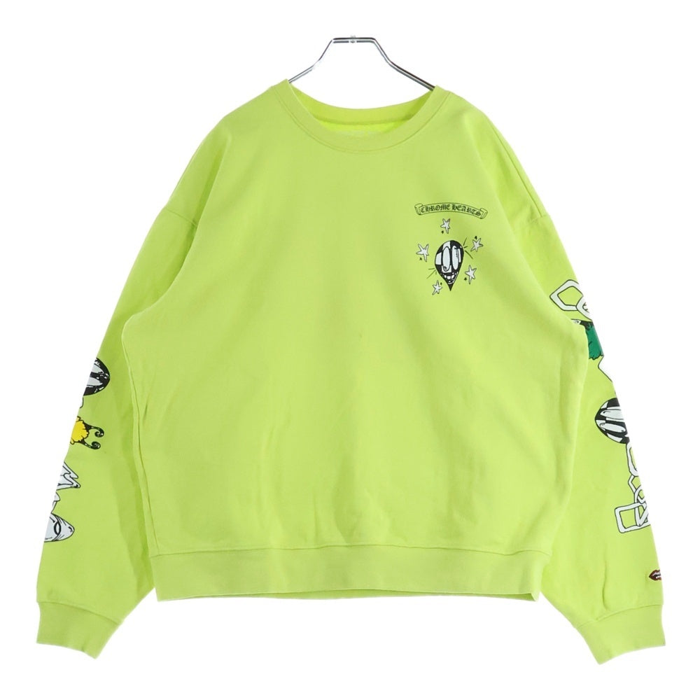CHROME HEARTS(クロムハーツ) 22AW ×MATTY BOY PPO CHAIN GAME マッティボーイ チェーンゲーム クルーネック スウェットトレーナー イエロー