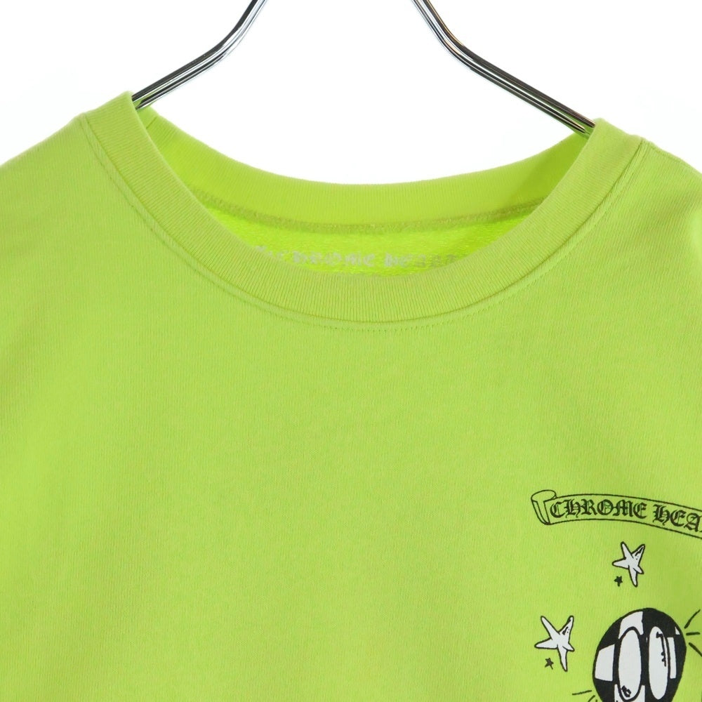 CHROME HEARTS(クロムハーツ) 22AW ×MATTY BOY PPO CHAIN GAME マッティボーイ チェーンゲーム クルーネック スウェットトレーナー イエロー